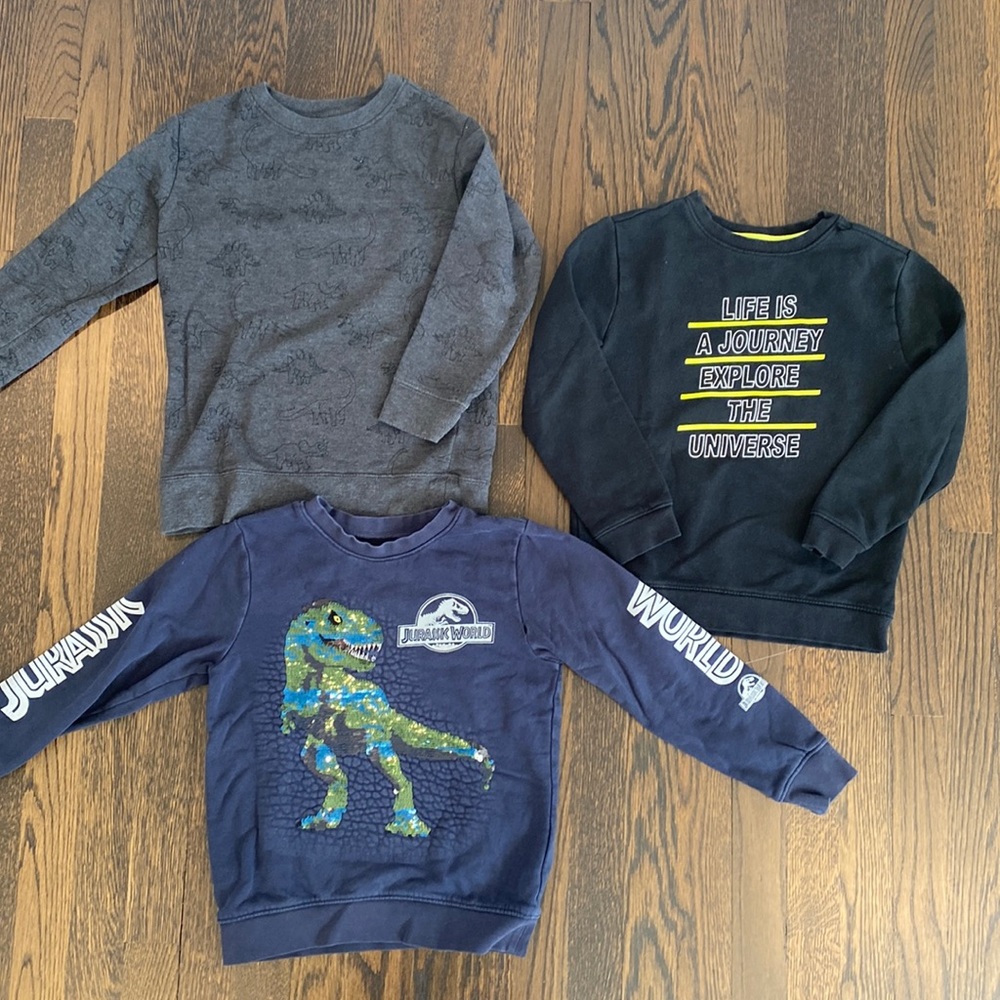 Cat & Jack and H&M Boys Small (6-7) sweatshirts